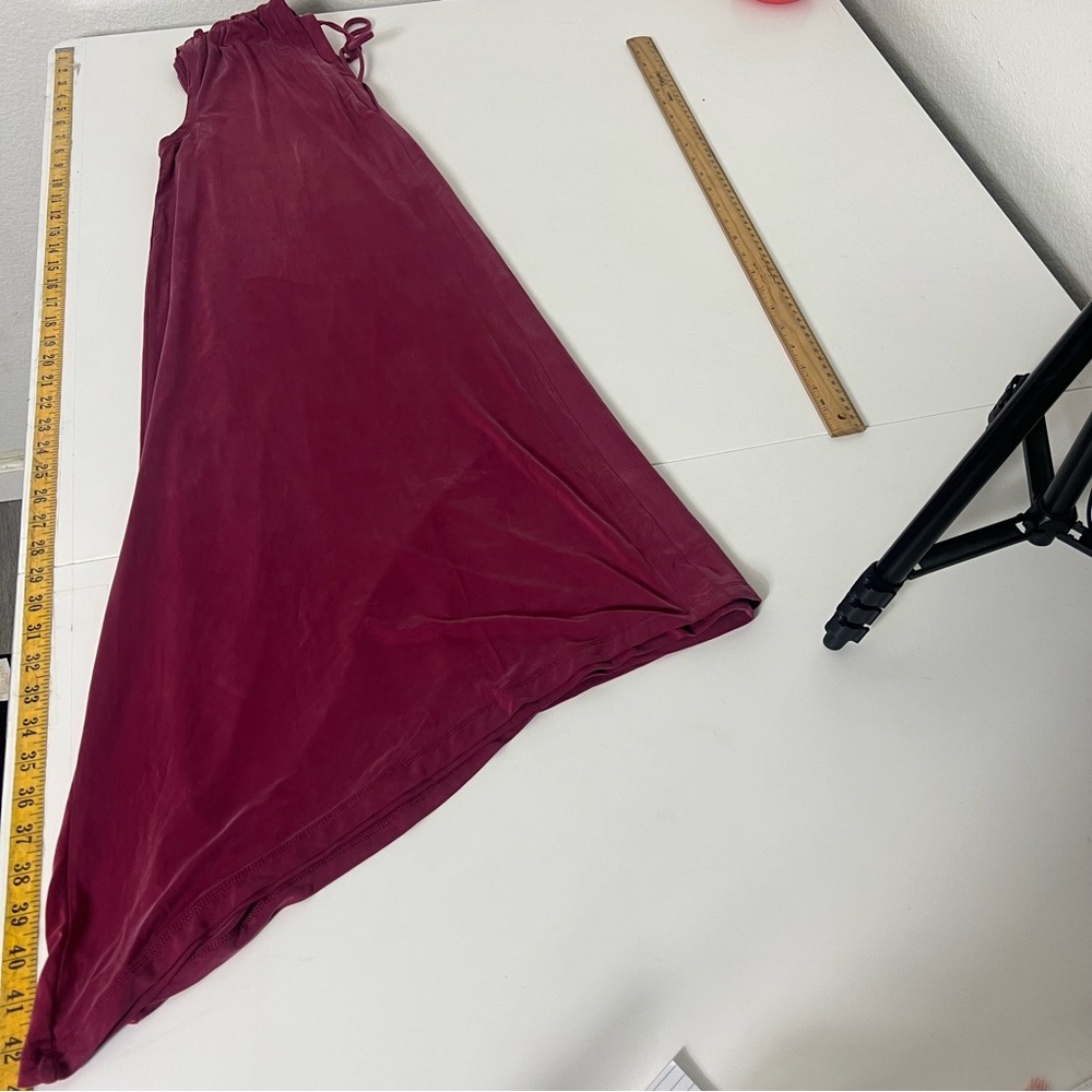 Eri + Ali Anthropologie Brielle Tunic Midi Sleeveless Wine Fuchsia Size S NWT - Picture 6 of 10